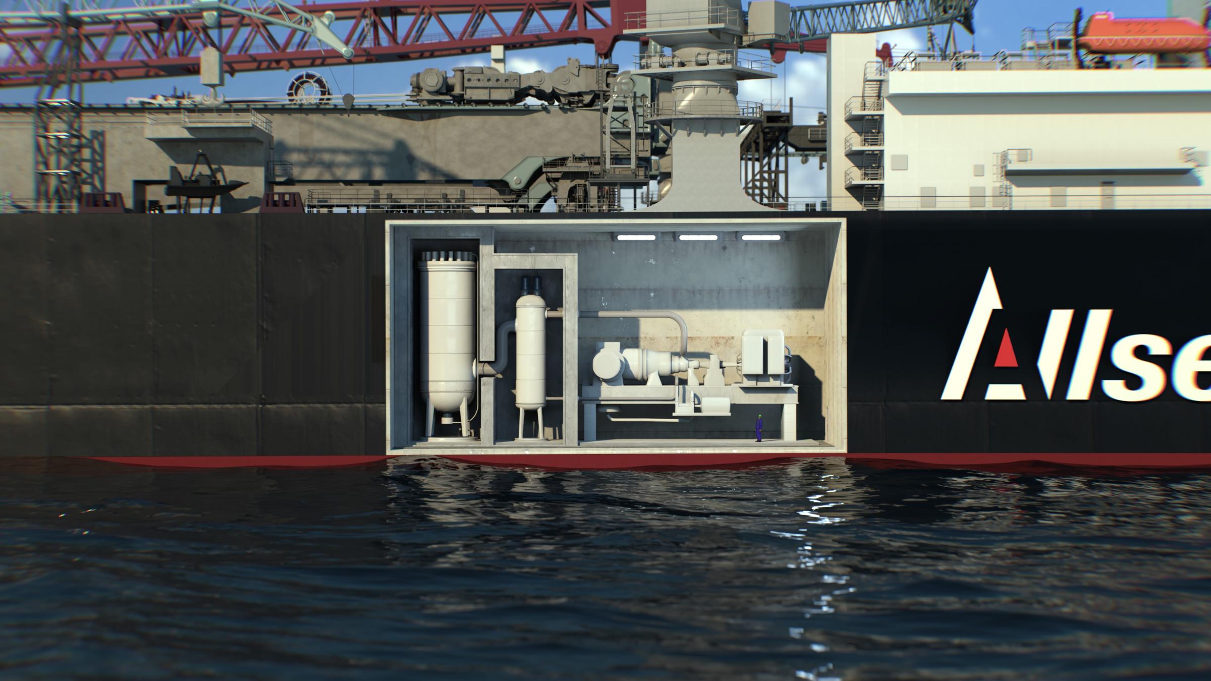 Nuclear power on board Allseas vessel