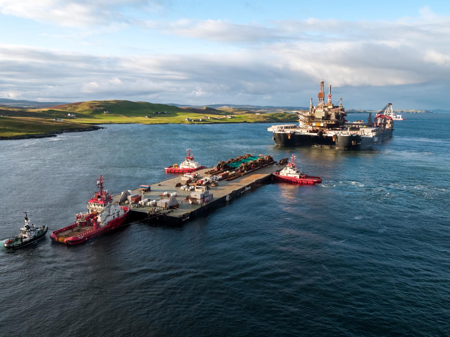 Heavy lift Barge slot